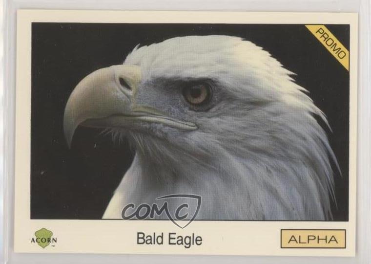1991 Acorn Biosphere Promo Set Bald Eagle #115 a8x