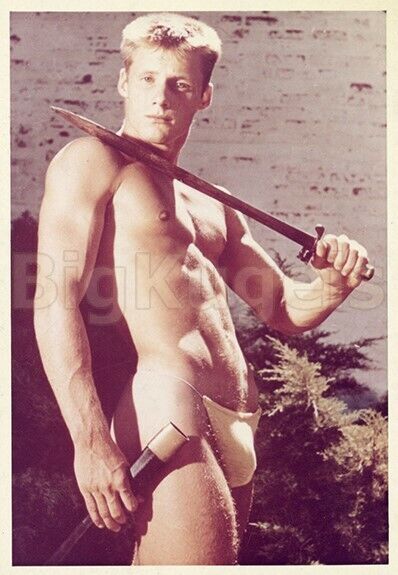 1960s CHAMPION Male Jim STRYKER Outdoor HOT BLOND Beach SMOOTH MUSCLE Beefcake