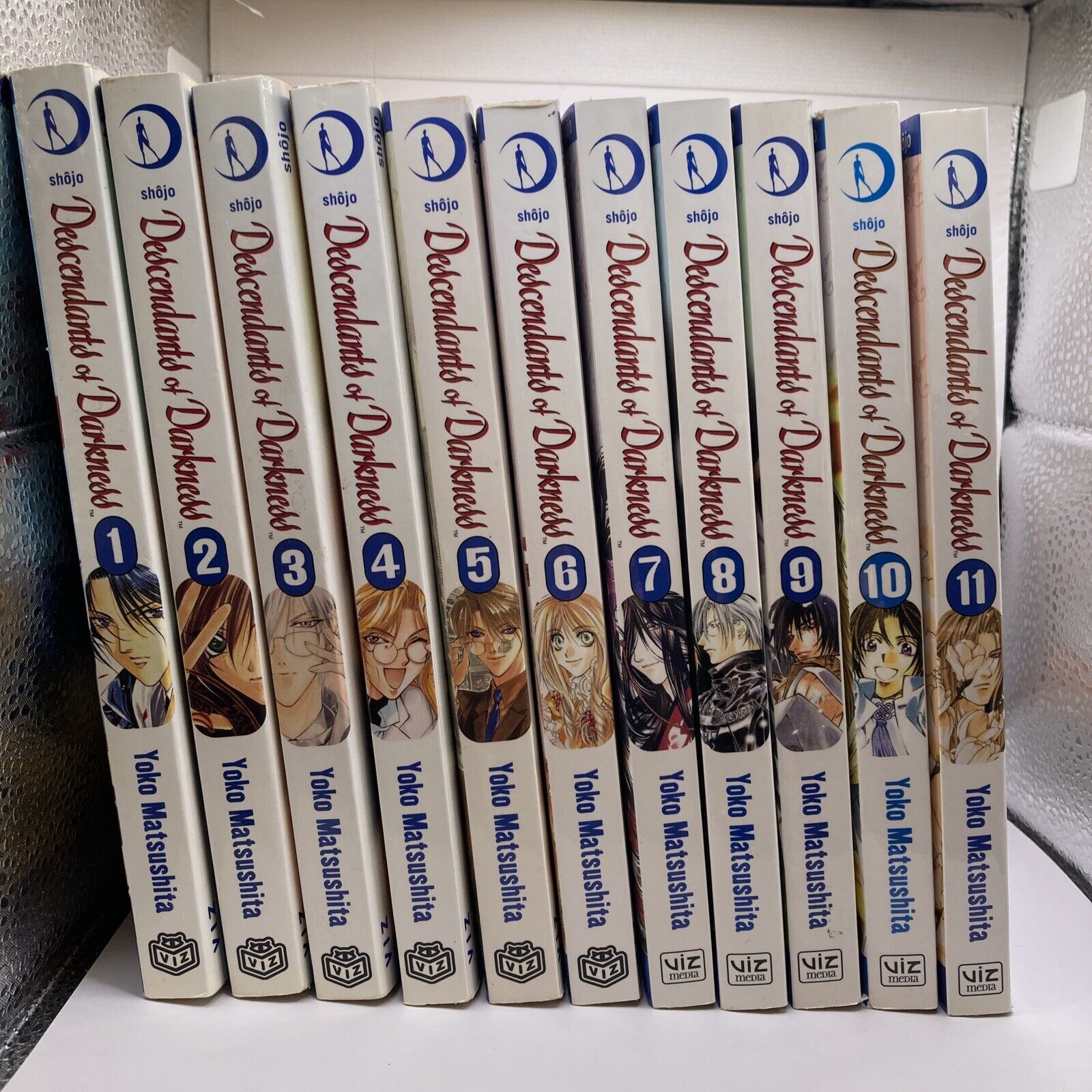 Descendants of Darkness Vol 1-11 Complete English Manga by Yoko Matsushita X