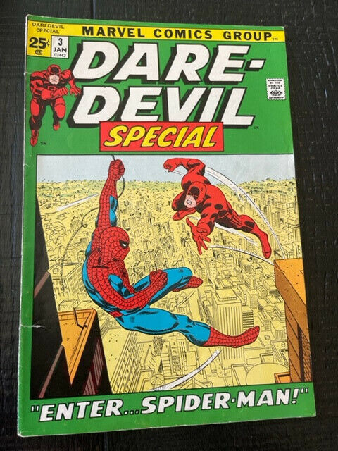 DAREDEVIL KING SIZE SPECIAL #3 68 PAGE GIANT 1972 ROMITA ART SPIDER-MAN