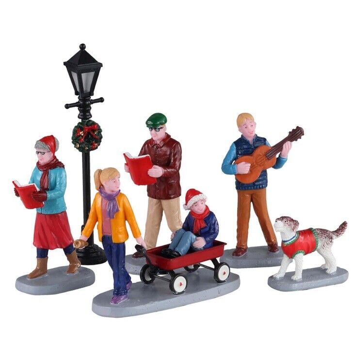 Lemax Merry Songs Holiday Village Carnival  Train Accent-6 Piece Set