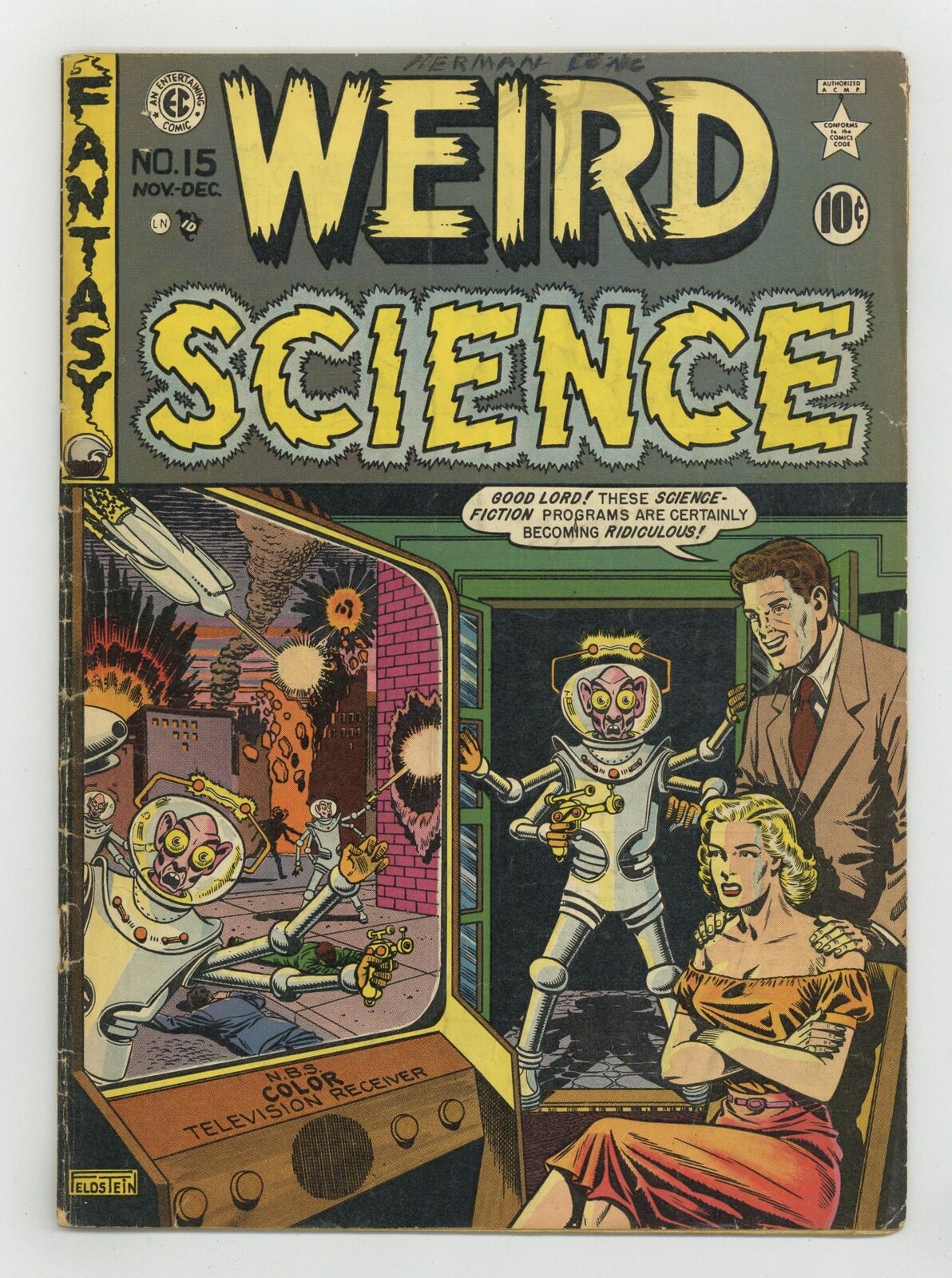 Weird Science #4(15) GD+ 2.5 1950