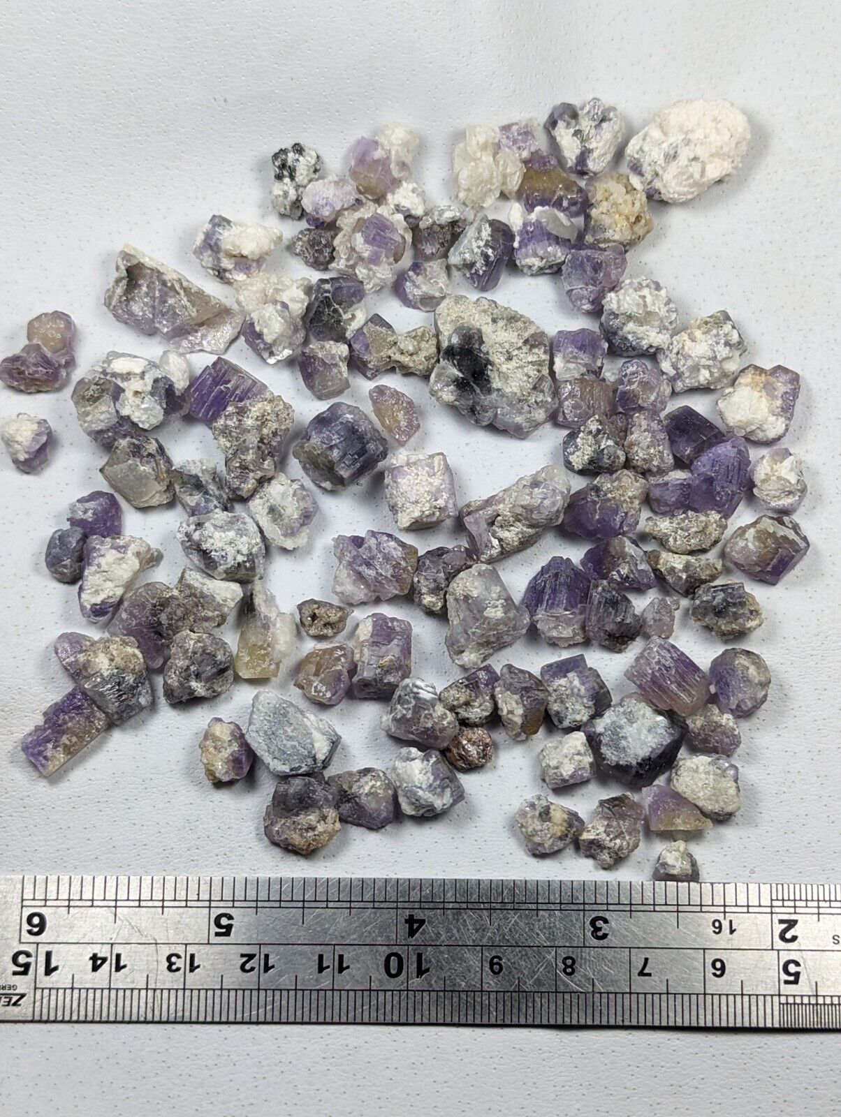 90grams Purple Apatite Tiny Crystals From Afghanistan.