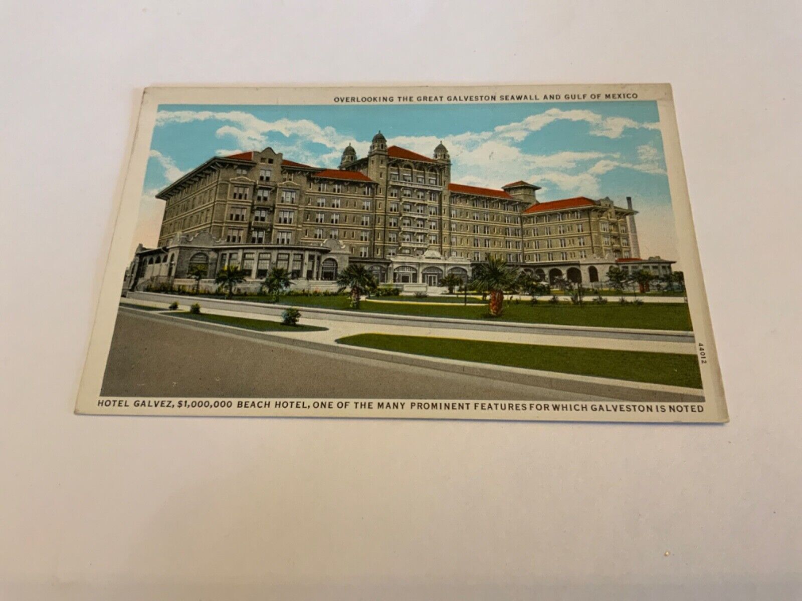 Galveston, Texas ~ Hotel Galvez - Unposted Vintage Postcard