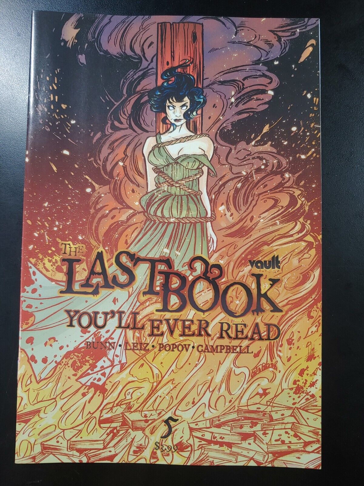 ⭐️ The LAST BOOK YOU\'LL EVER READ #5a (2022 VAULT Comics) GD Book