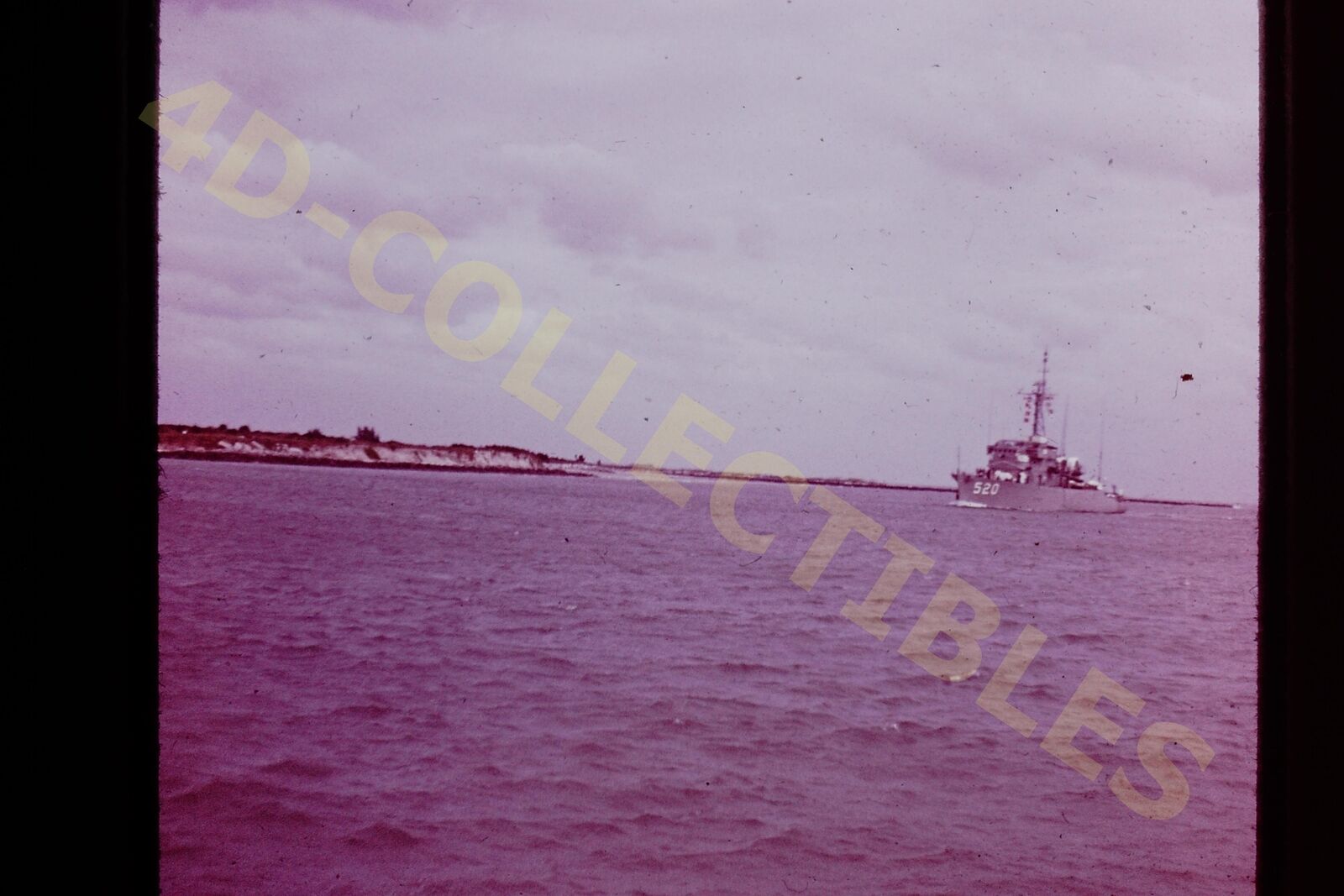 Original slide photo 1971 Florida Port USS Alacrity (MSO-520) Minesweeper - 4