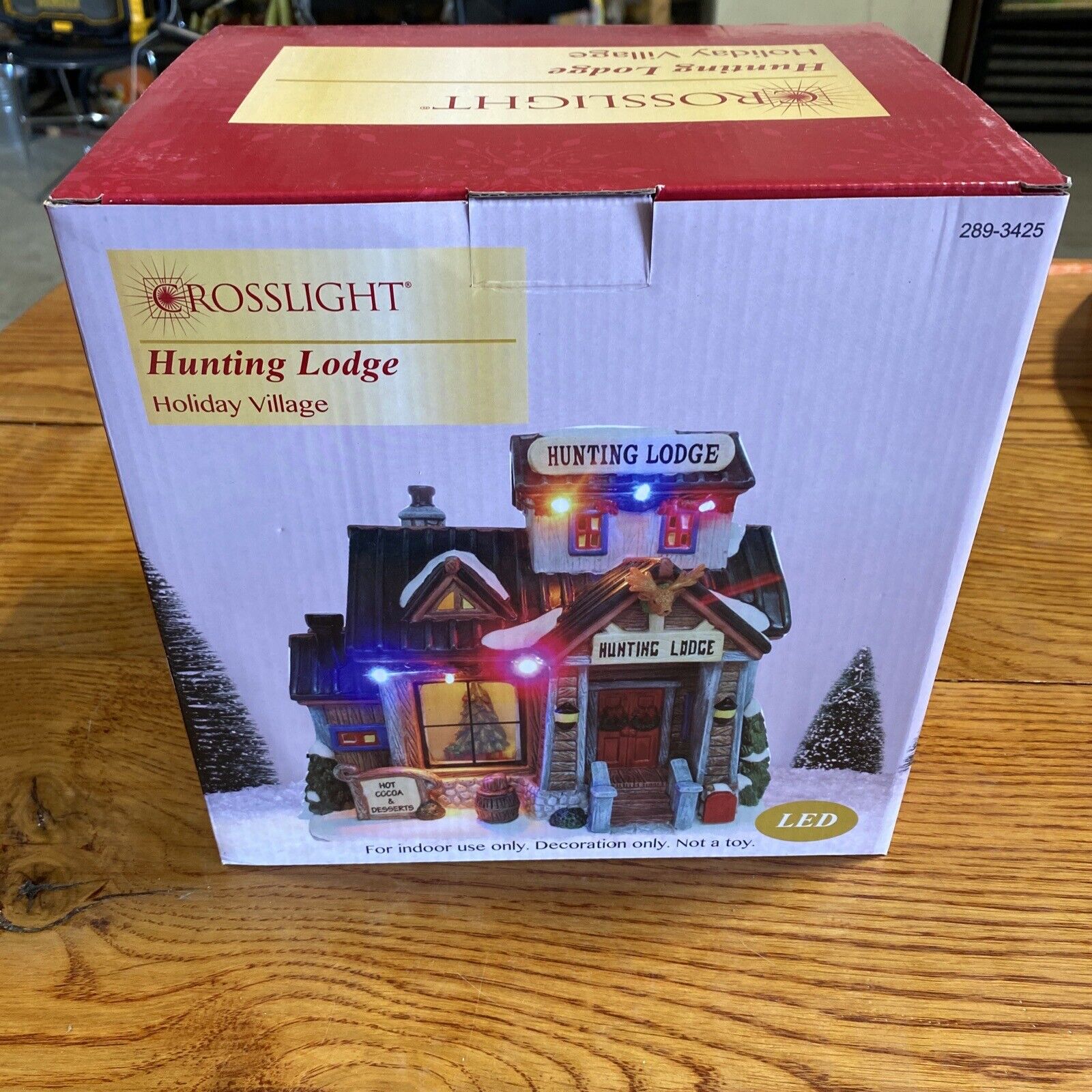 Rosslight Hunting Lodge Holiday Village LED Table Christmas Decoration