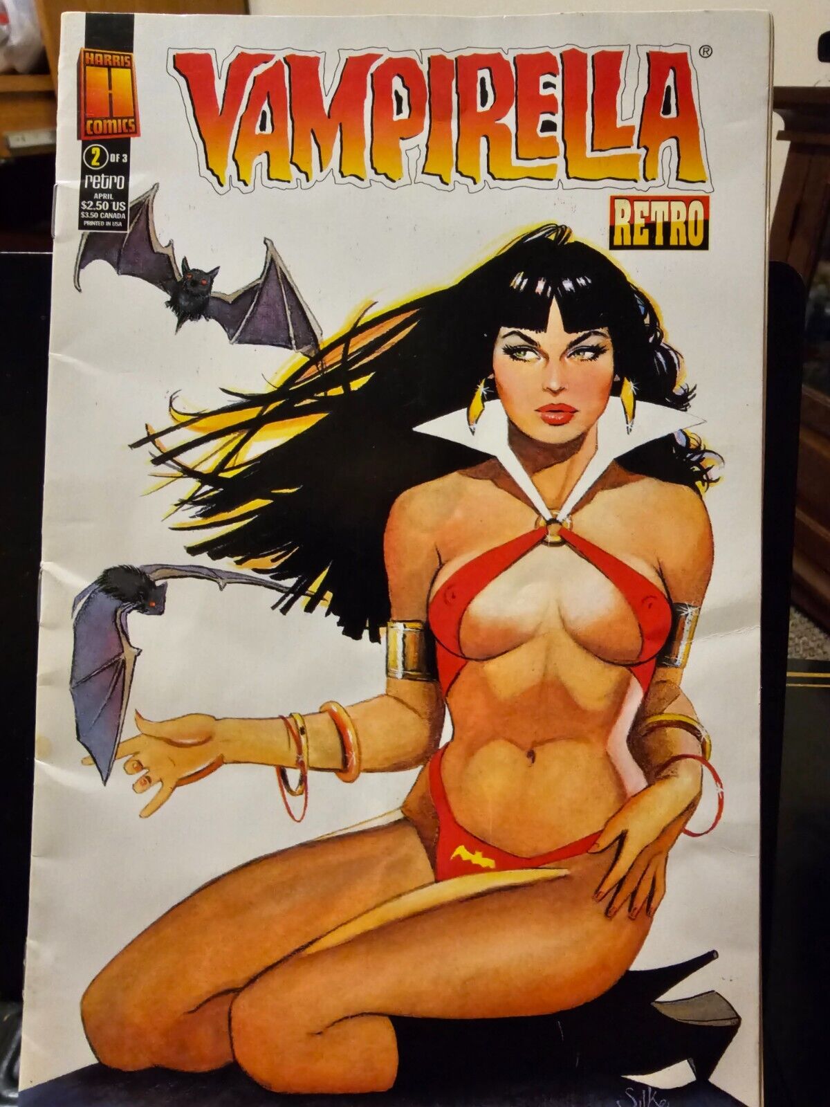 Vampirella Retro #2 Harris Comics Low Grade Readers Copy