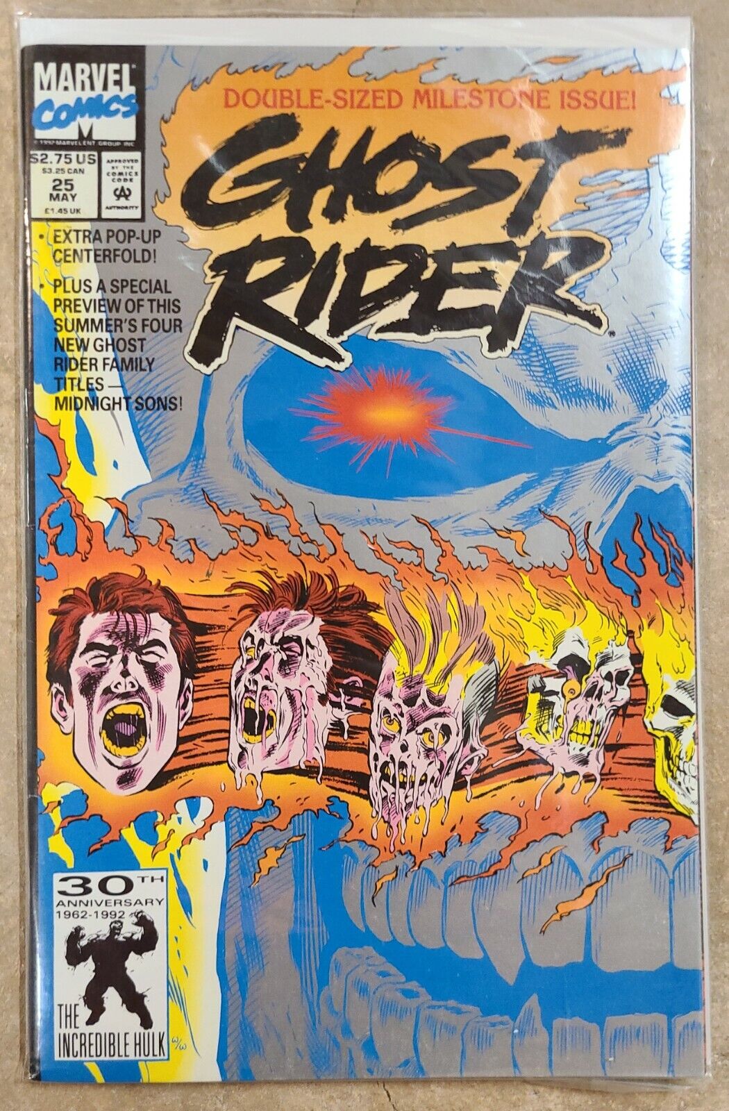Ghost Rider # 25 1992 Howard Mackie Marvel  VF NM