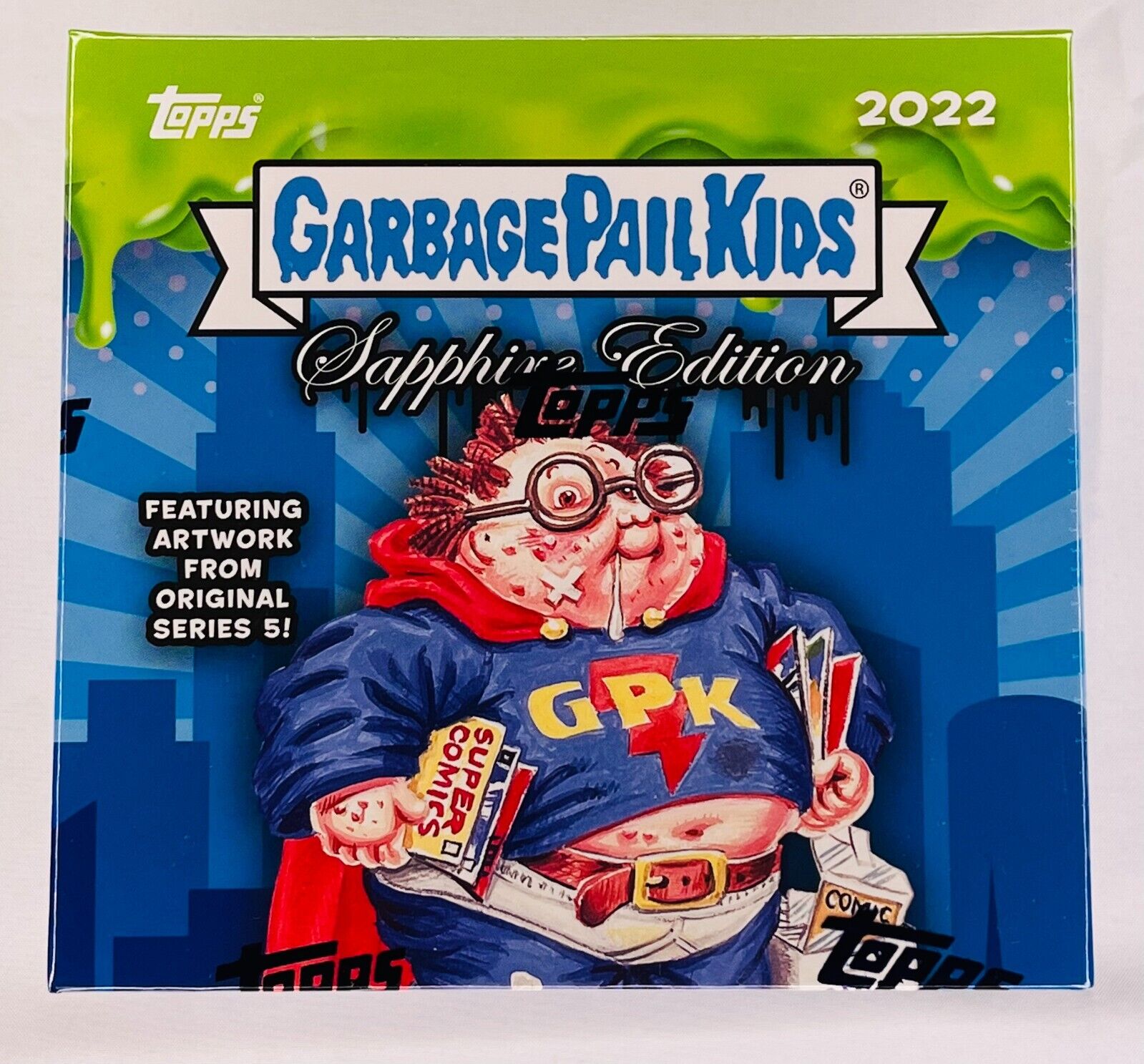 2022 Garbage Pail Kids GPK Chrome Sapphire Edition Box Factory Sealed New