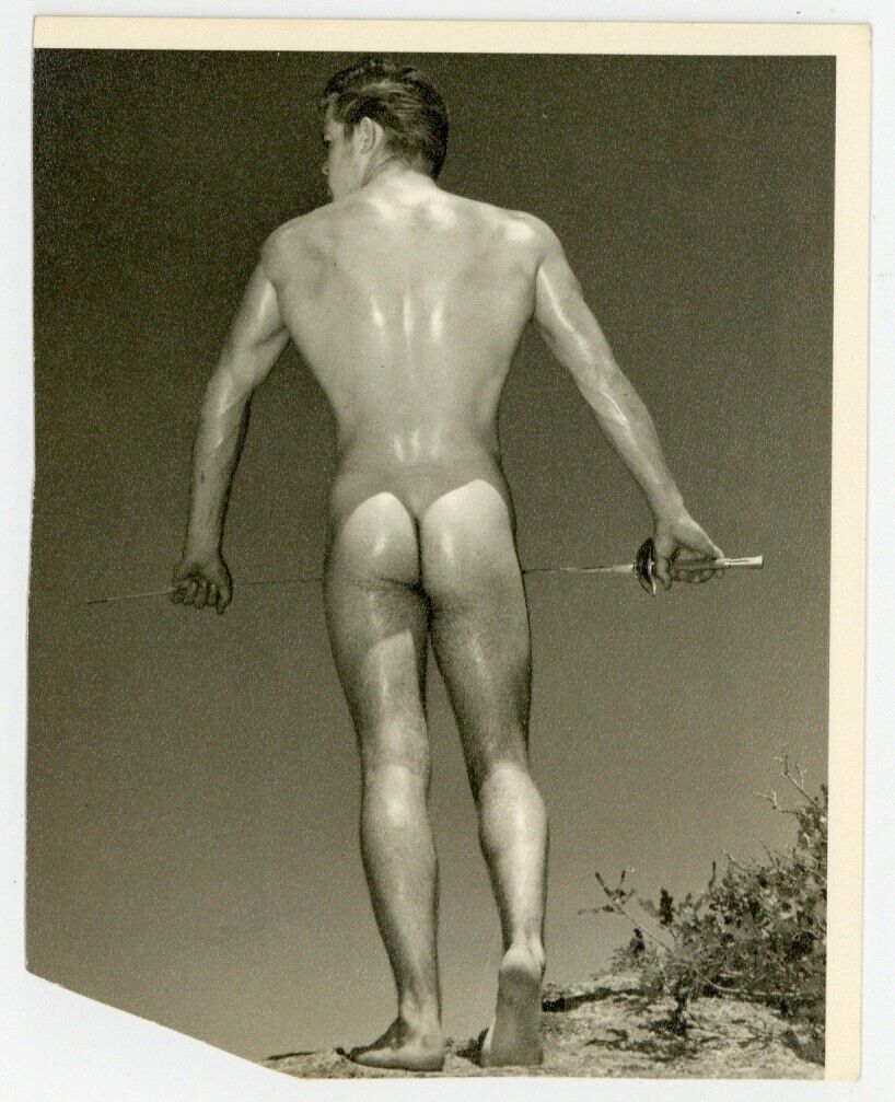 WPG Ralph Carter 1950 Backside View Beefcake 5x4 Don Whitman Gay Physique Q8116