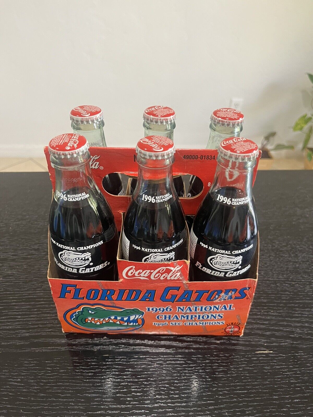University Florida Gators 1996 National Champions 6pk Coke Coca-Cola-Collectable