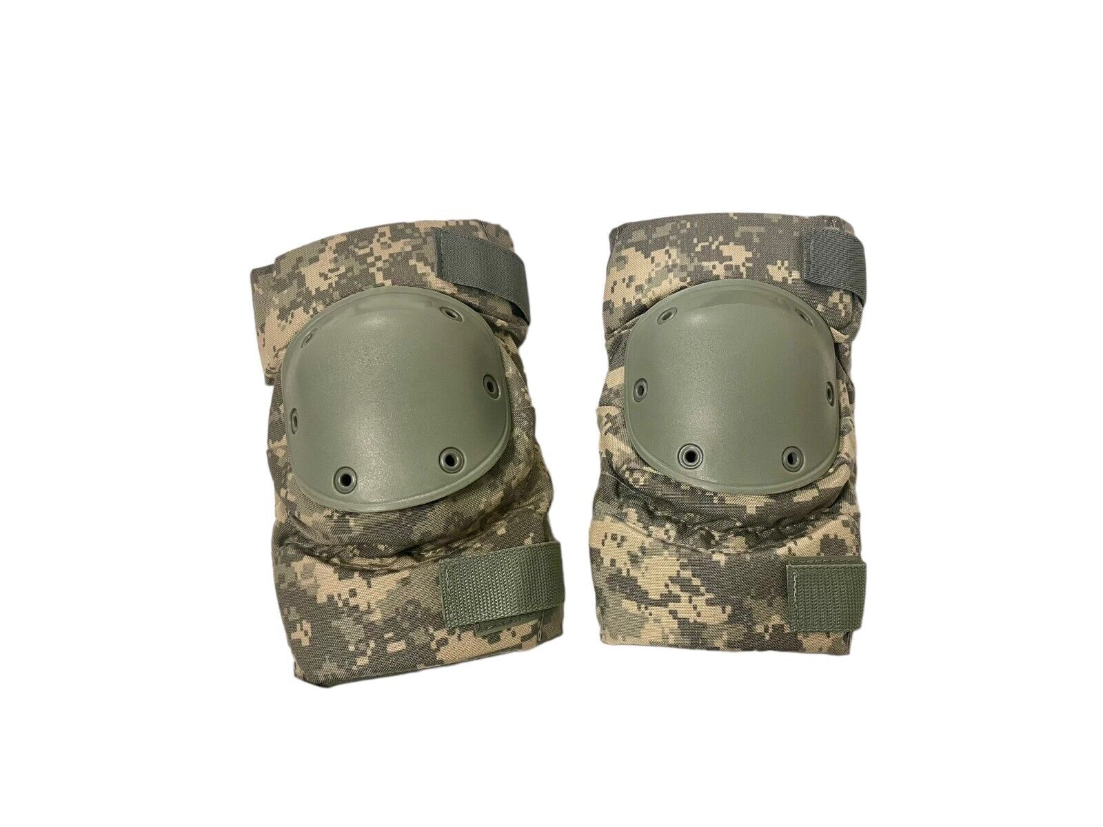 USGI Military Tactical Combat Knee Pads Pair, ACU Pattern, RFI Issue, Small EXC