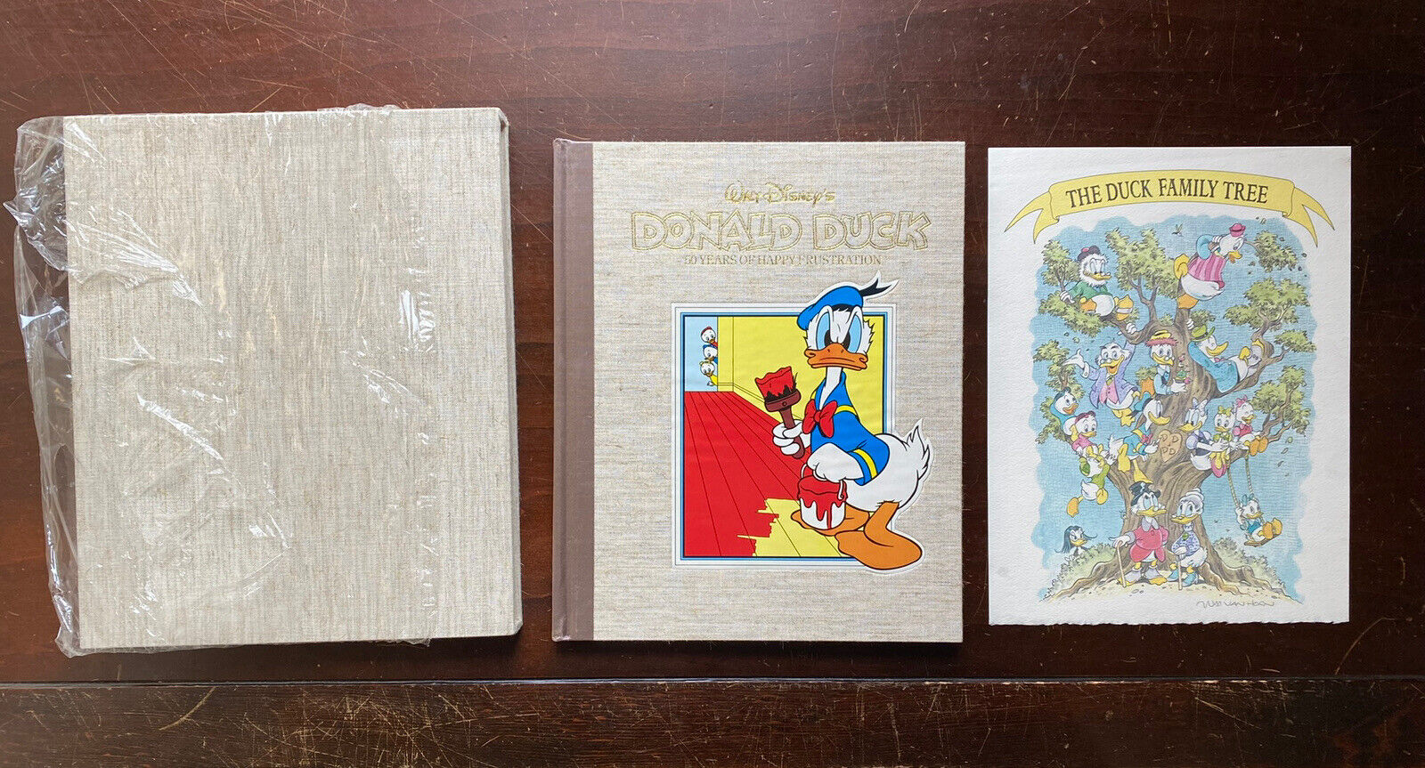 Donald Duck 50 Years of Happy Frustration Limited Edition HC Slipcase SIGNED ART