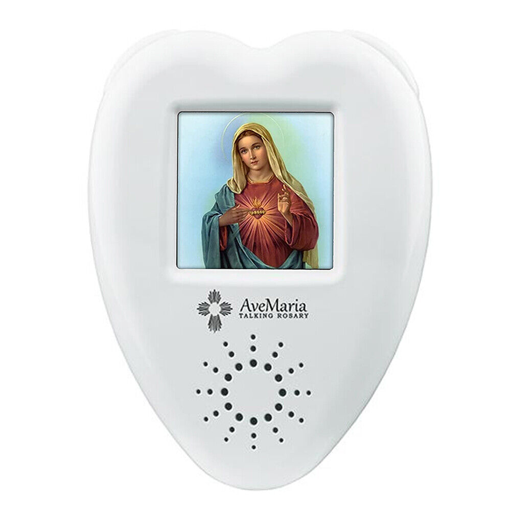 Electronic Talking Rosary with LCD Screen - Holy Rosary Praying English Spanish