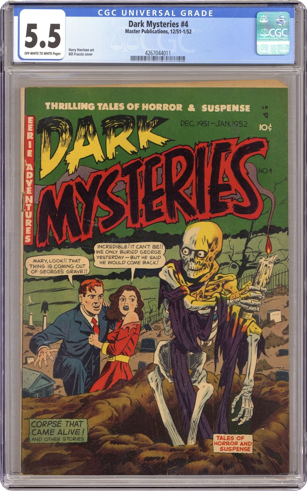 Dark Mysteries #4 CGC 5.5 1952 4267044011