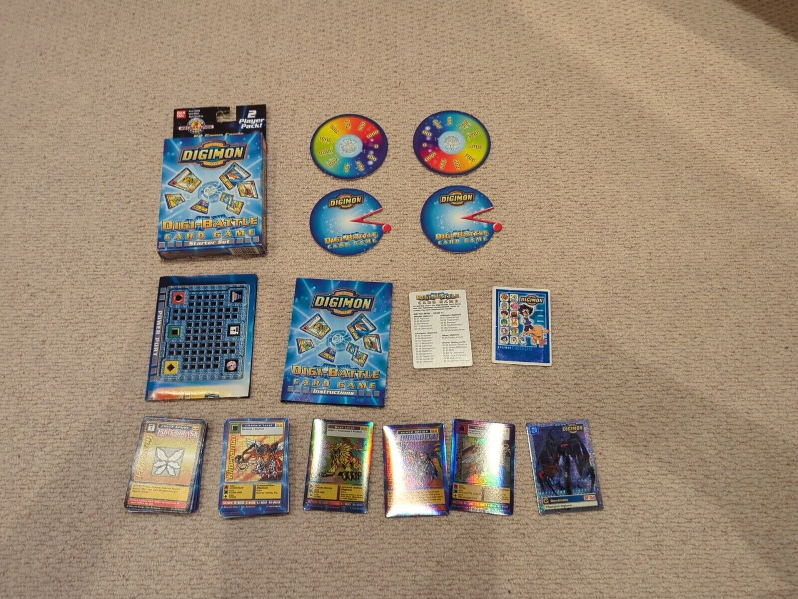Digimon Starter Set, Digi-Battle Card Game, Complete, Excellent Condition