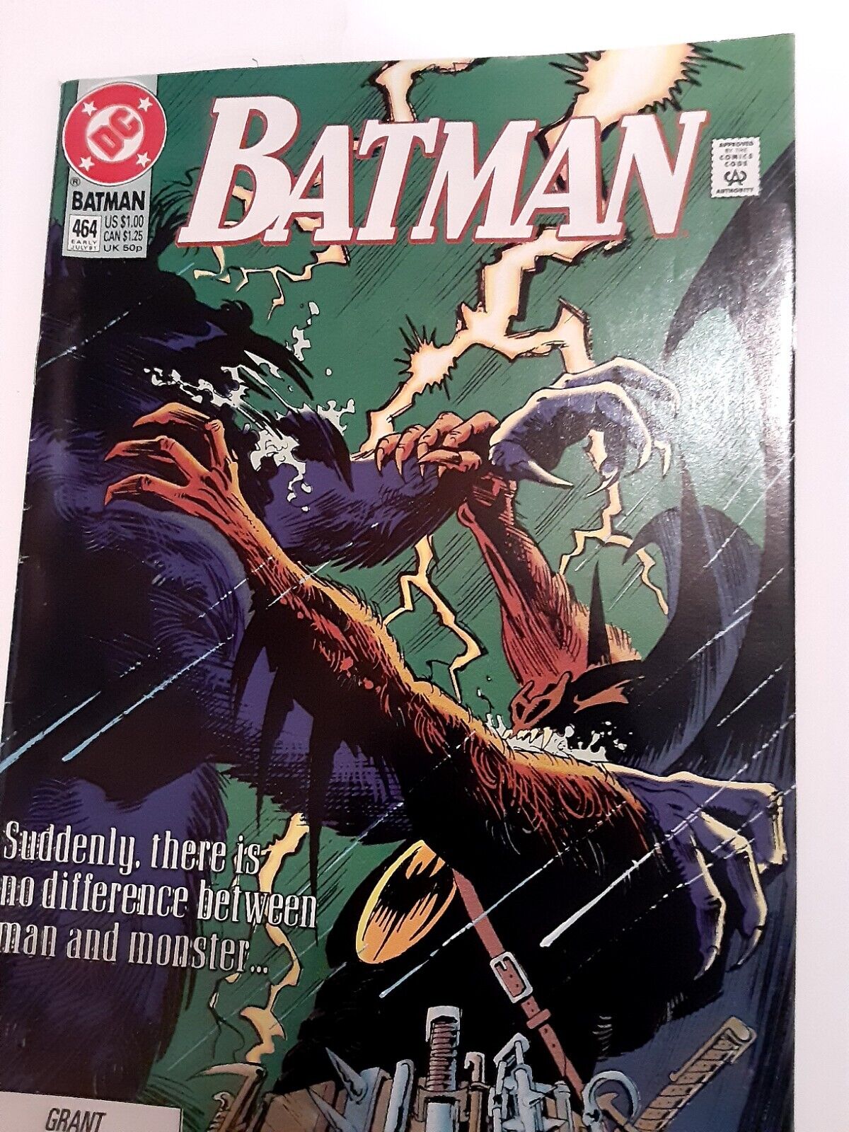 Batman #464 (DC Comics, Early July 1991)