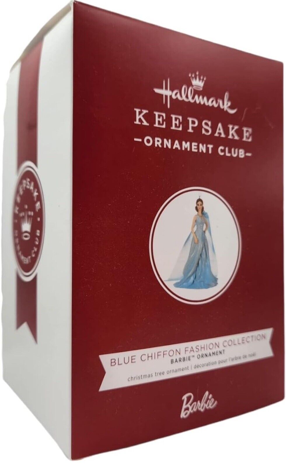 2019 Hallmark Keepsake Ornament Blue Chiffon Fashion Barbie KOC  QXC5387