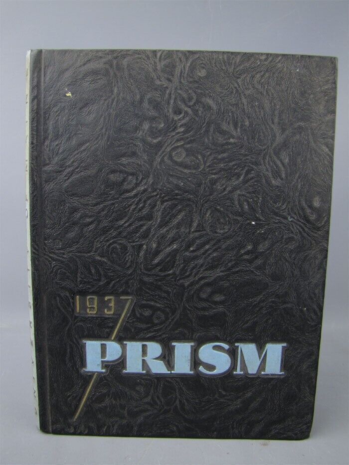 Vintage 1937 The Prism University of Maine College Yearbook 