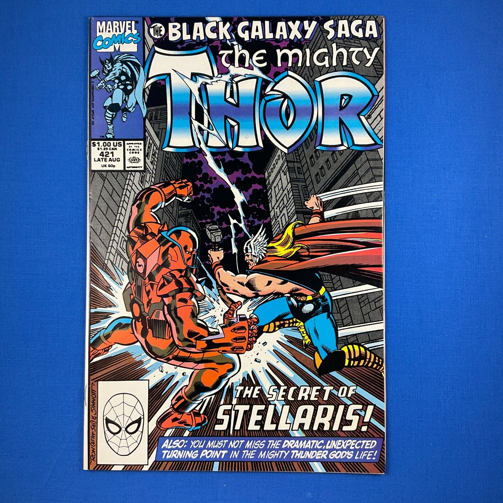Mighty Thor #421 Marvel Comics 1990 Black Galaxy Saga