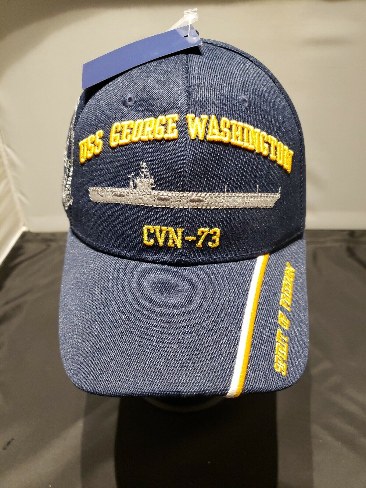 USS GEORGE WASHINGTON CVN-73 NAVY SHIP CAP U.S MILITARY OFFICIAL  