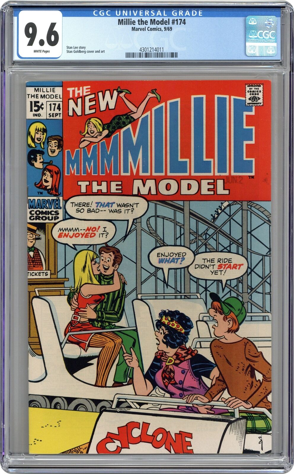 Millie the Model #174 CGC 9.6 1969 4301214011