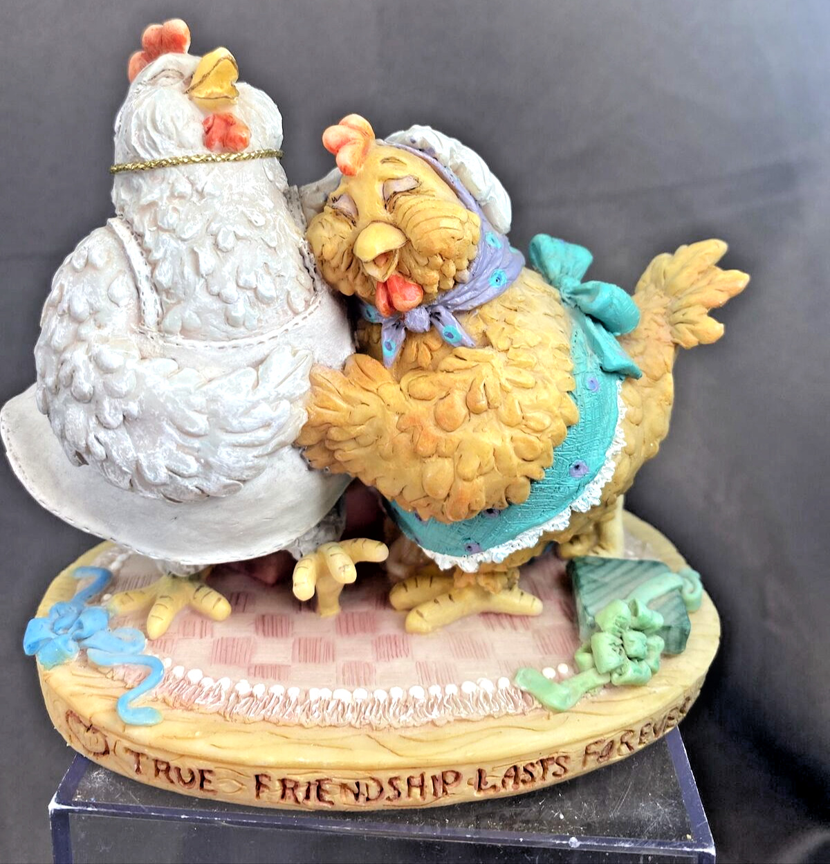 1999 Chicken Soup For the Soul “ True Friendship Lasts Forever” Figurine