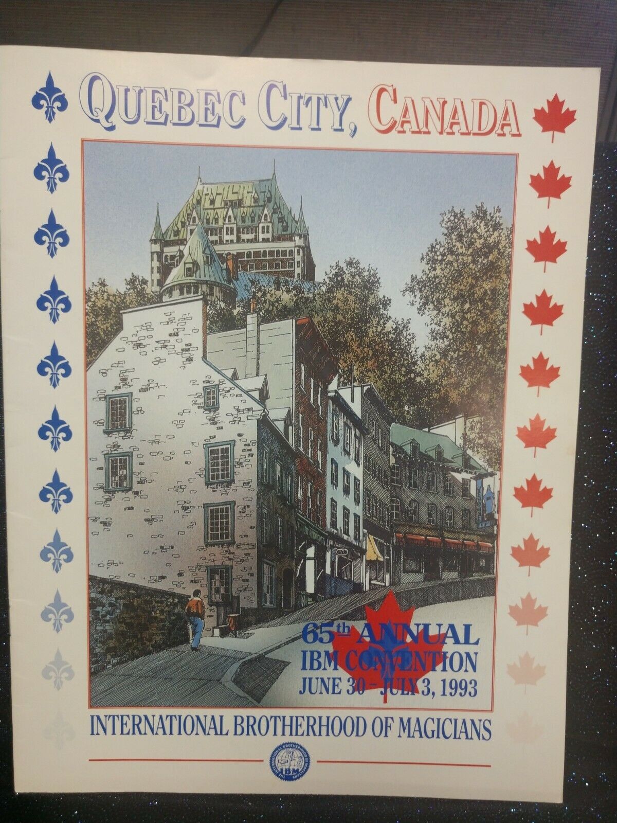 IBM 65th Annual Convention 1993 Quebec City Canada Souvenir Program