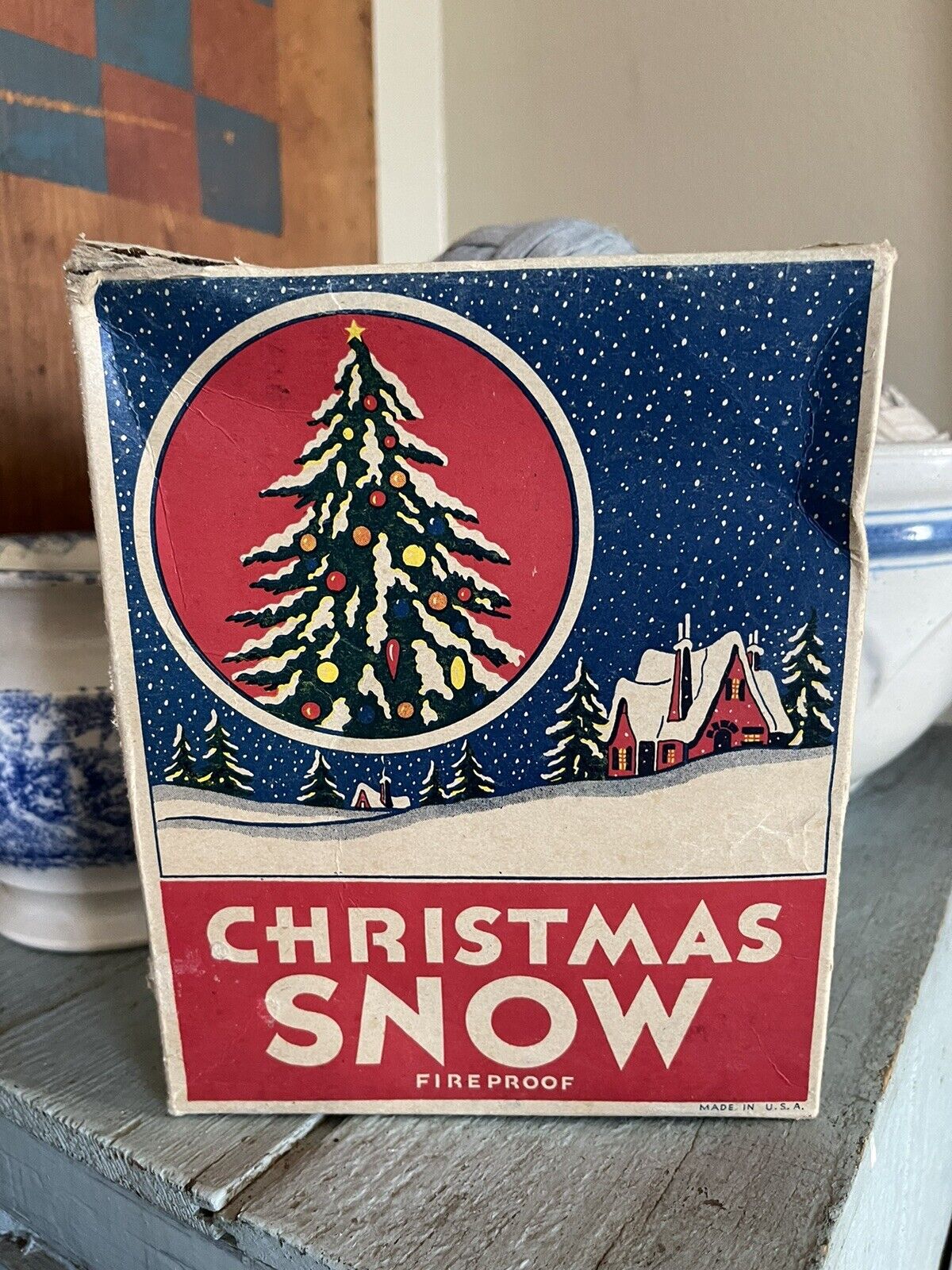 Vintage Box Christmas Snow - Mica Flakes 