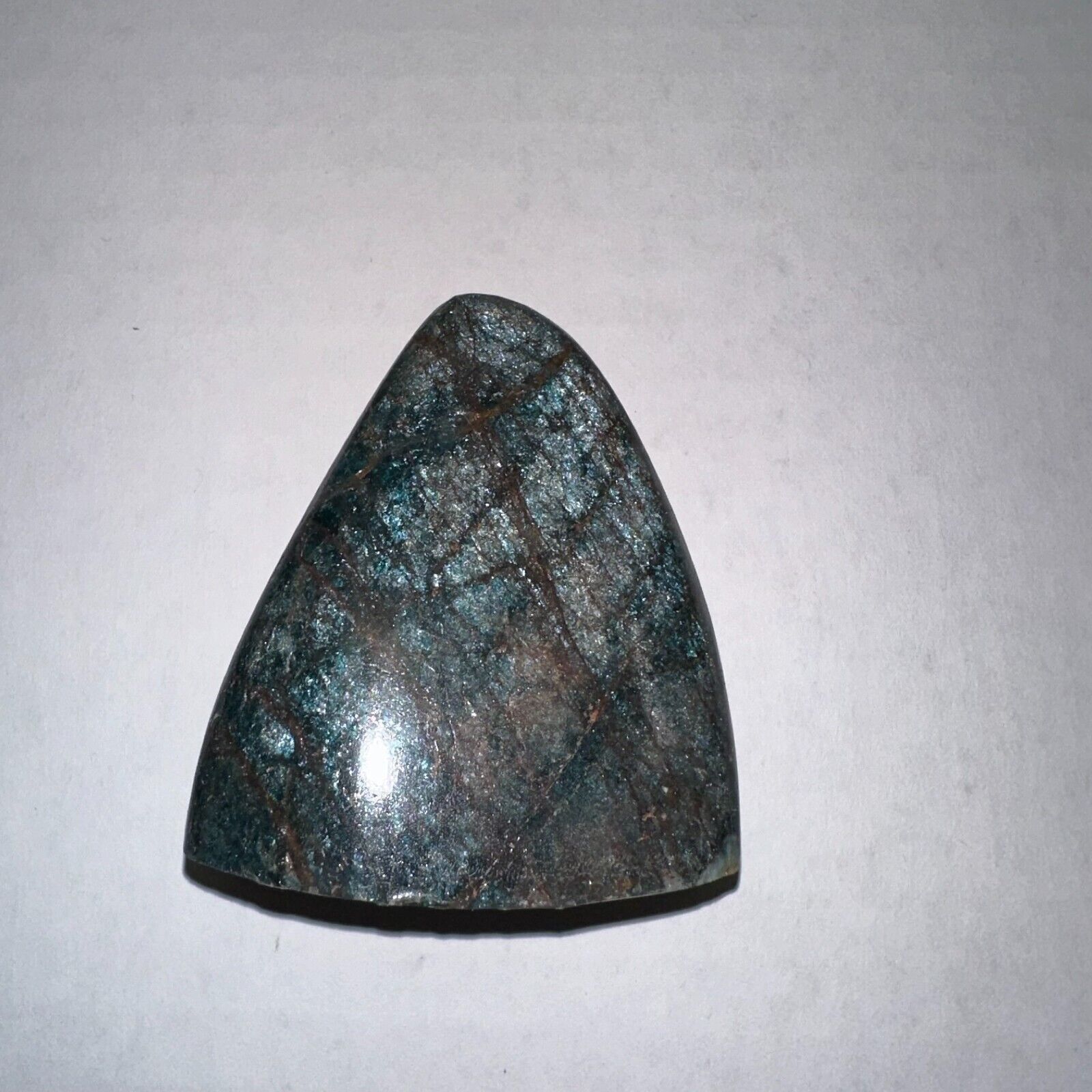 Blue Apatite Standing Free Form Crystal Gemstone/Natural Semi-Precious