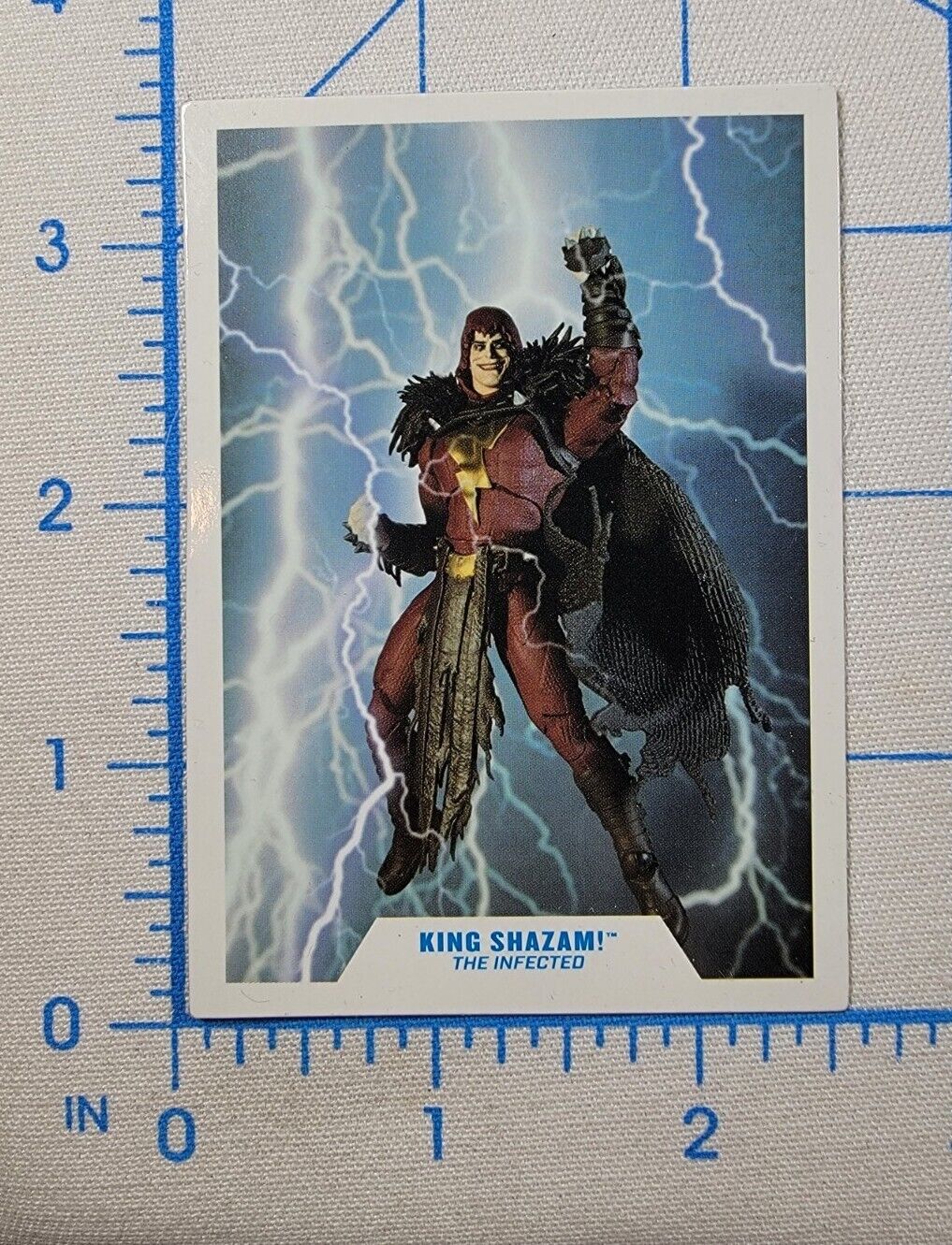 McFarlane Toys DC Multiverse King Shazam The Infected Comics Trading Promo Card