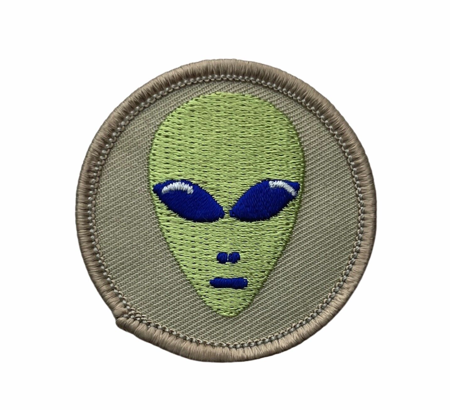 BSA Licensed Green Alien Patrol Badge Scouting 2 inch patch AVA0056 F6D28U