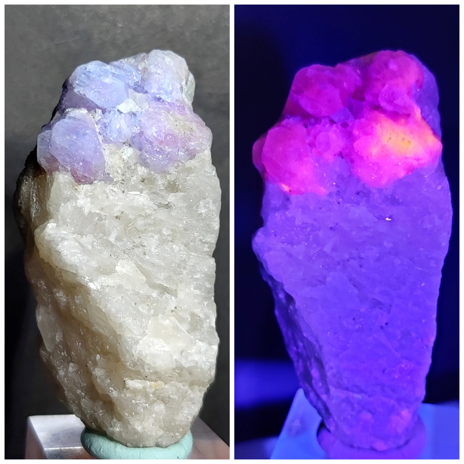 Fluorescent Appetite Crystal Specimen From Afghanistan 294 Carats 2