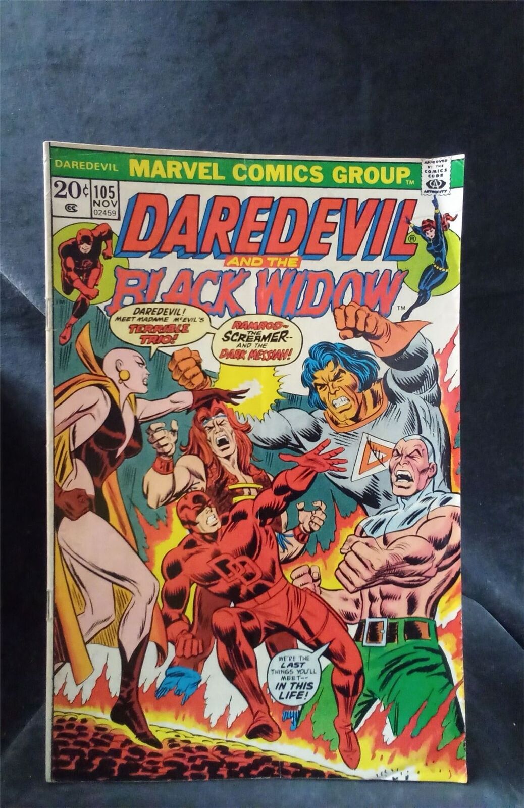 Daredevil #105 1973 Marvel Comics Comic Book 