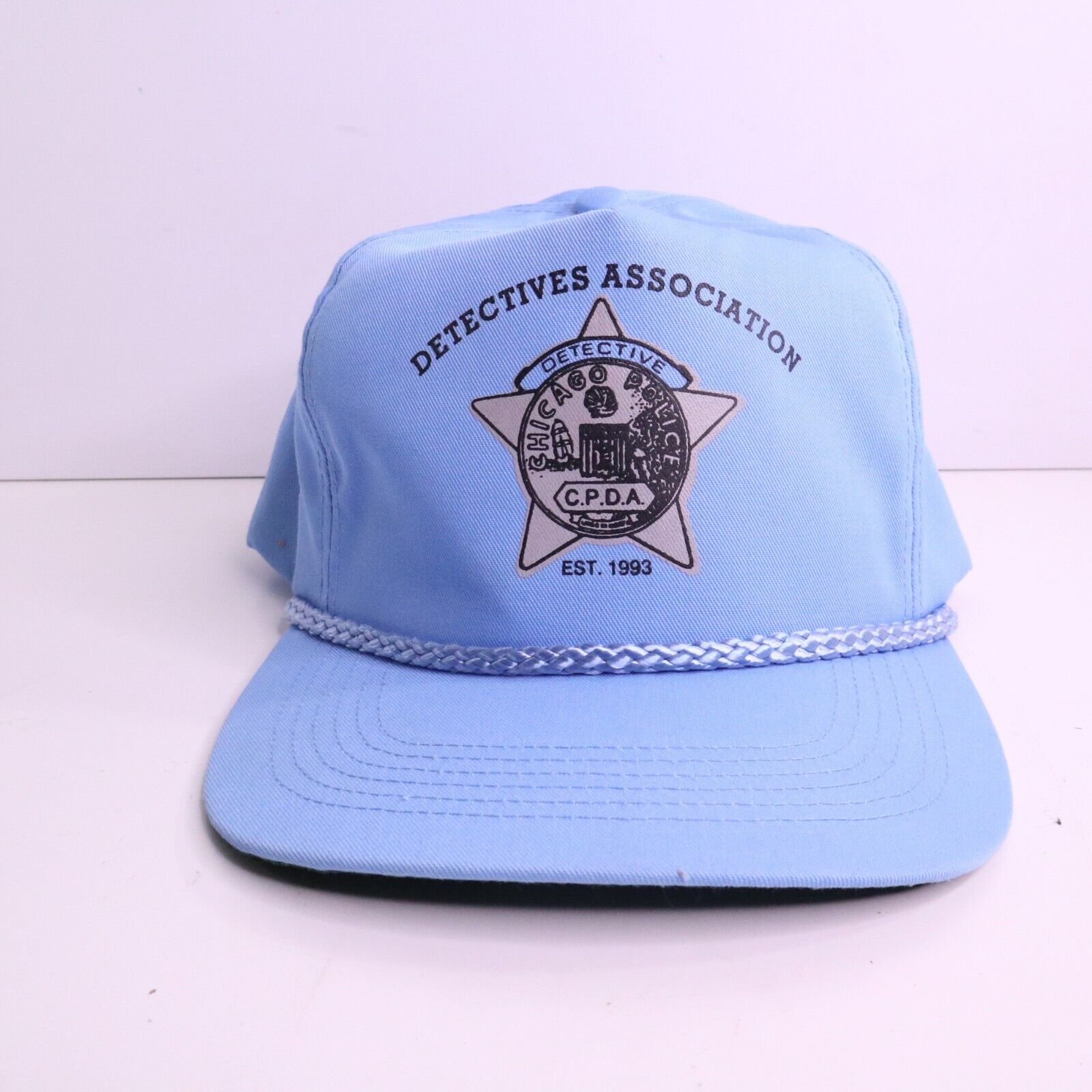Vintage Chicago Police Detectives Association CPDA Snapback Baseball Hat Cap