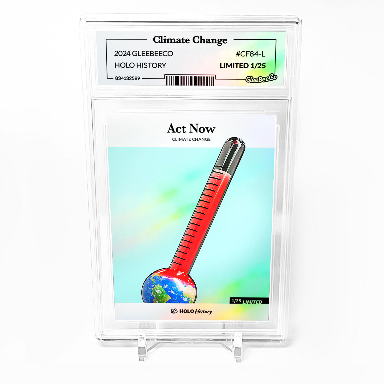CLIMATE CHANGE Act Now Card 2024 GleeBeeCo Holographic #CF84-L /25 - Wonderful