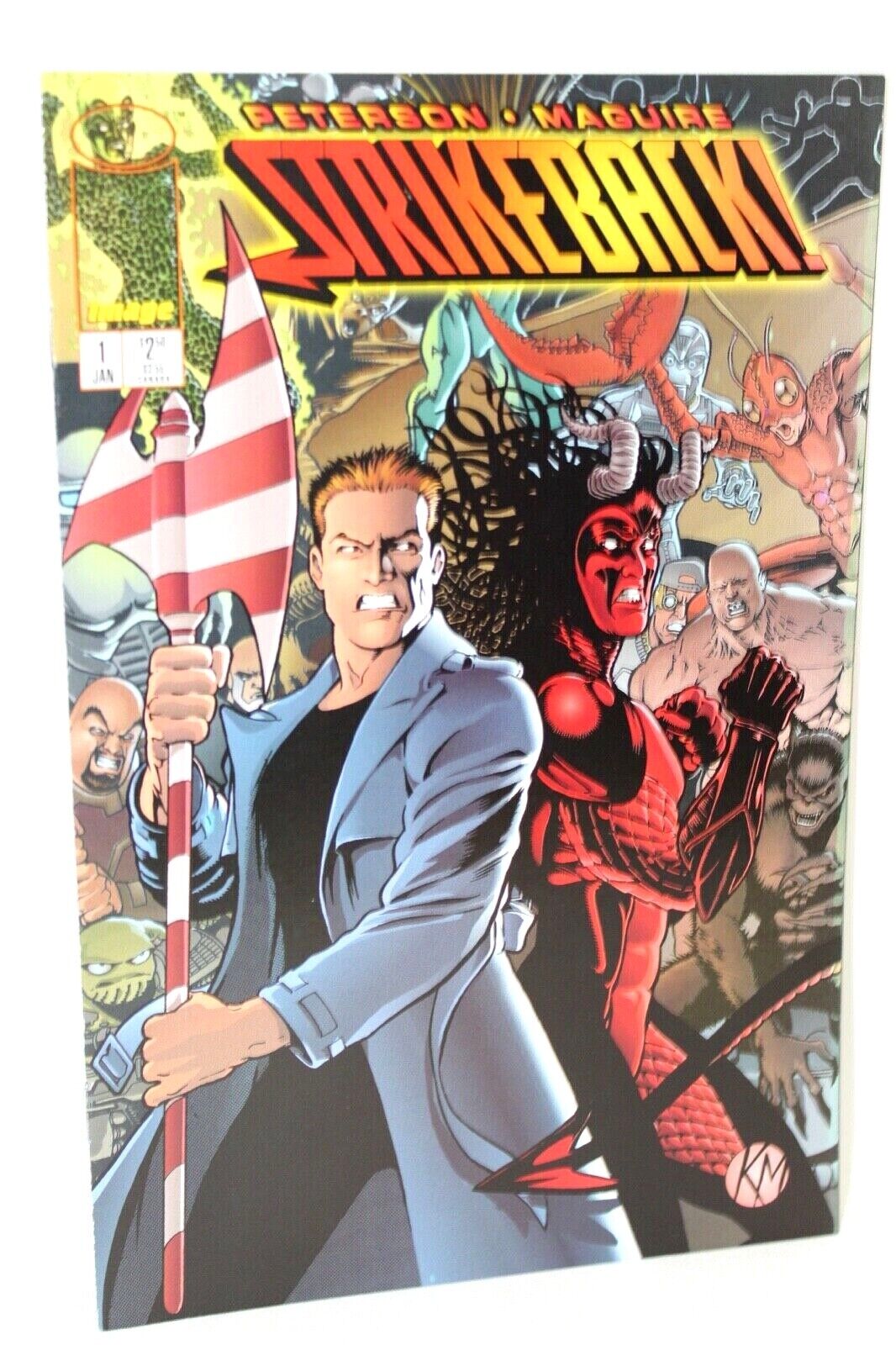 Strikeback #1 Jonathan Peterson Kevin Maguire 1996 Comic Image Comics F+/VF-
