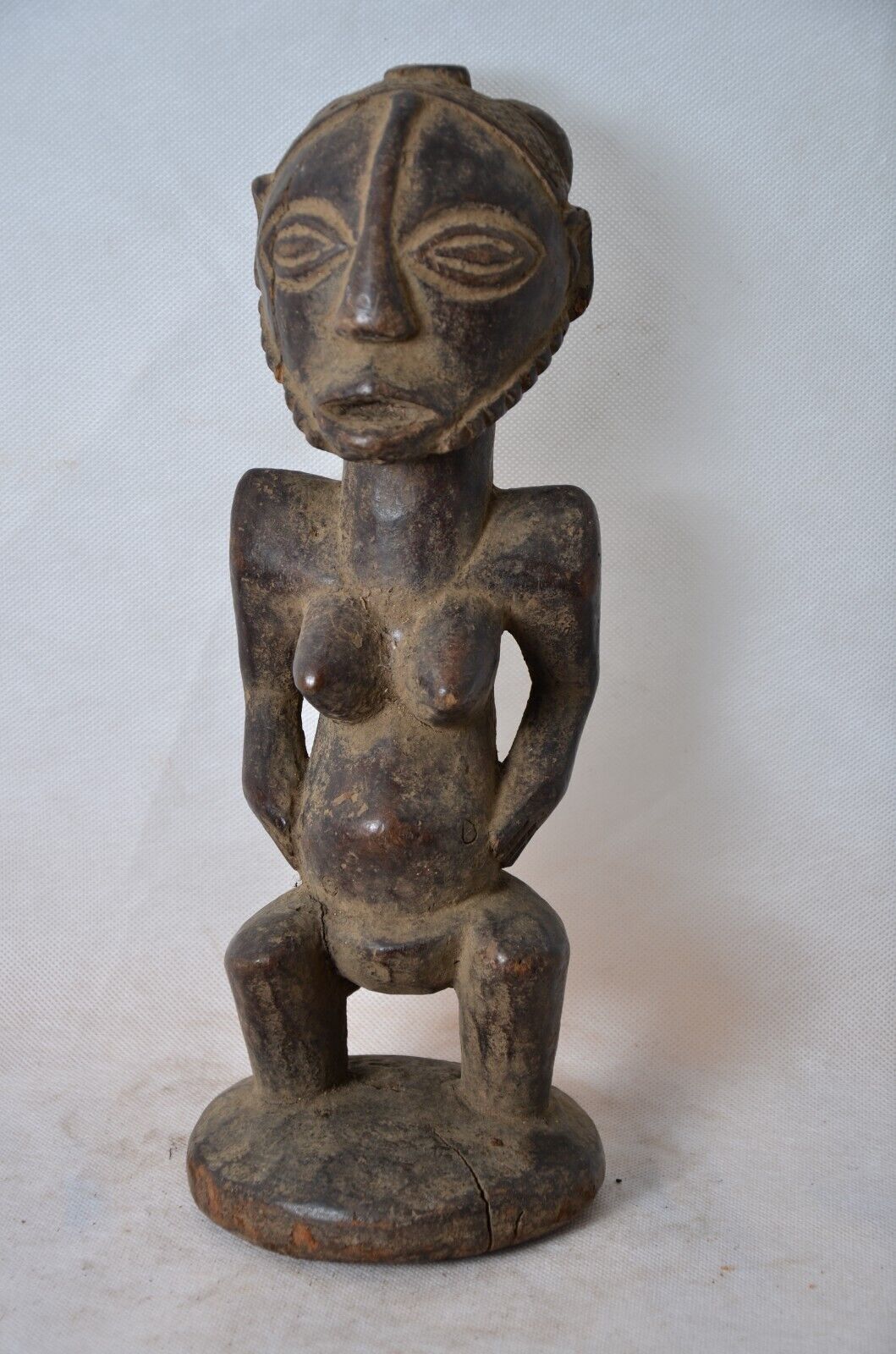 Bembe Standing Female Figure African Art