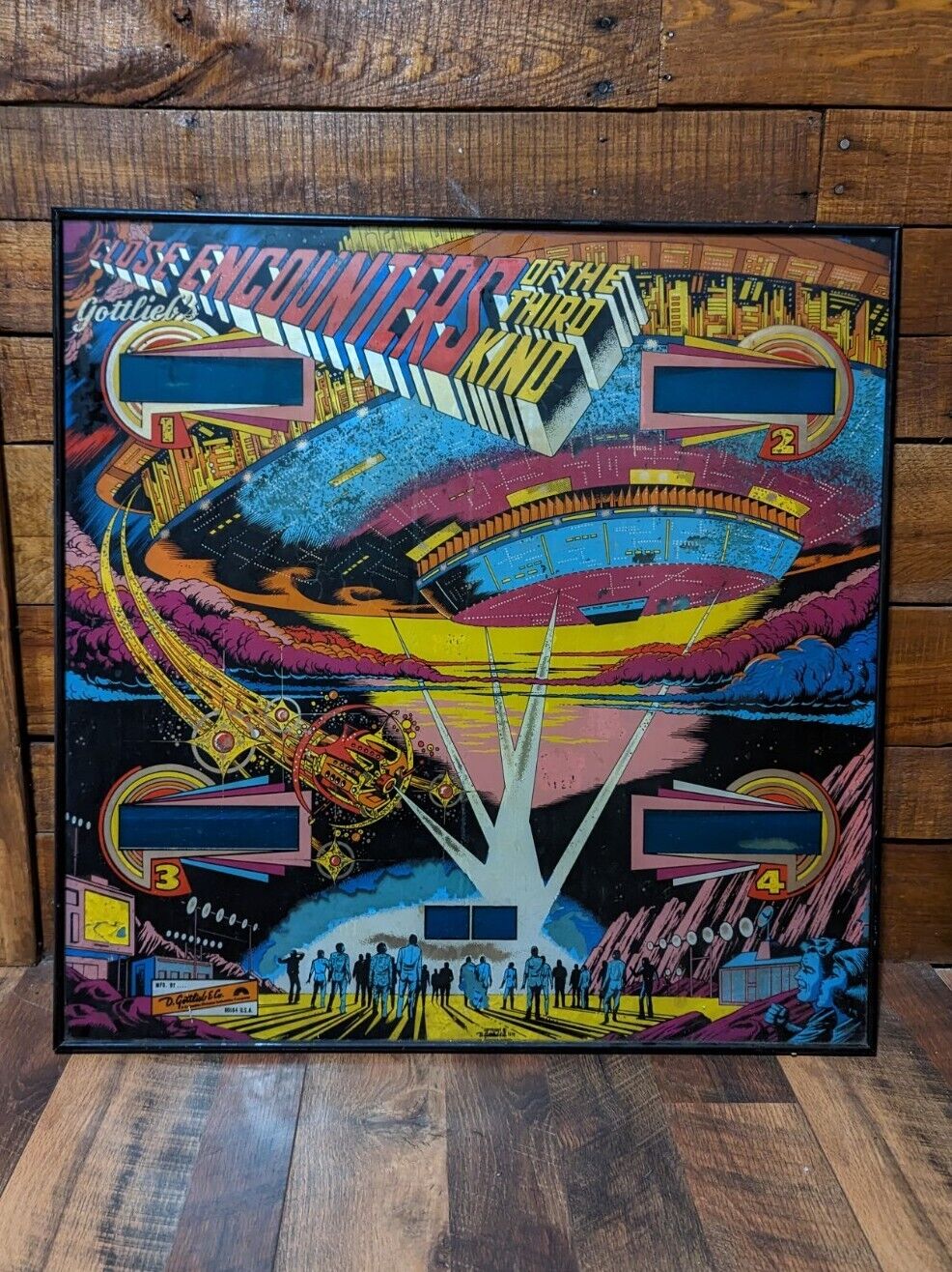 Close Encounters Of The Third Kind Pinball Backglass
