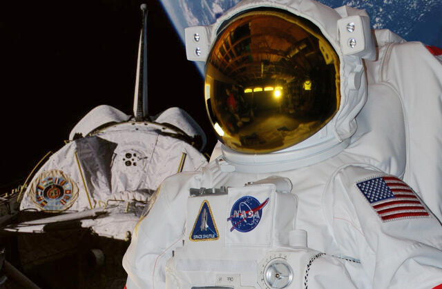 Space Shuttle EMU Replica Space Suit: