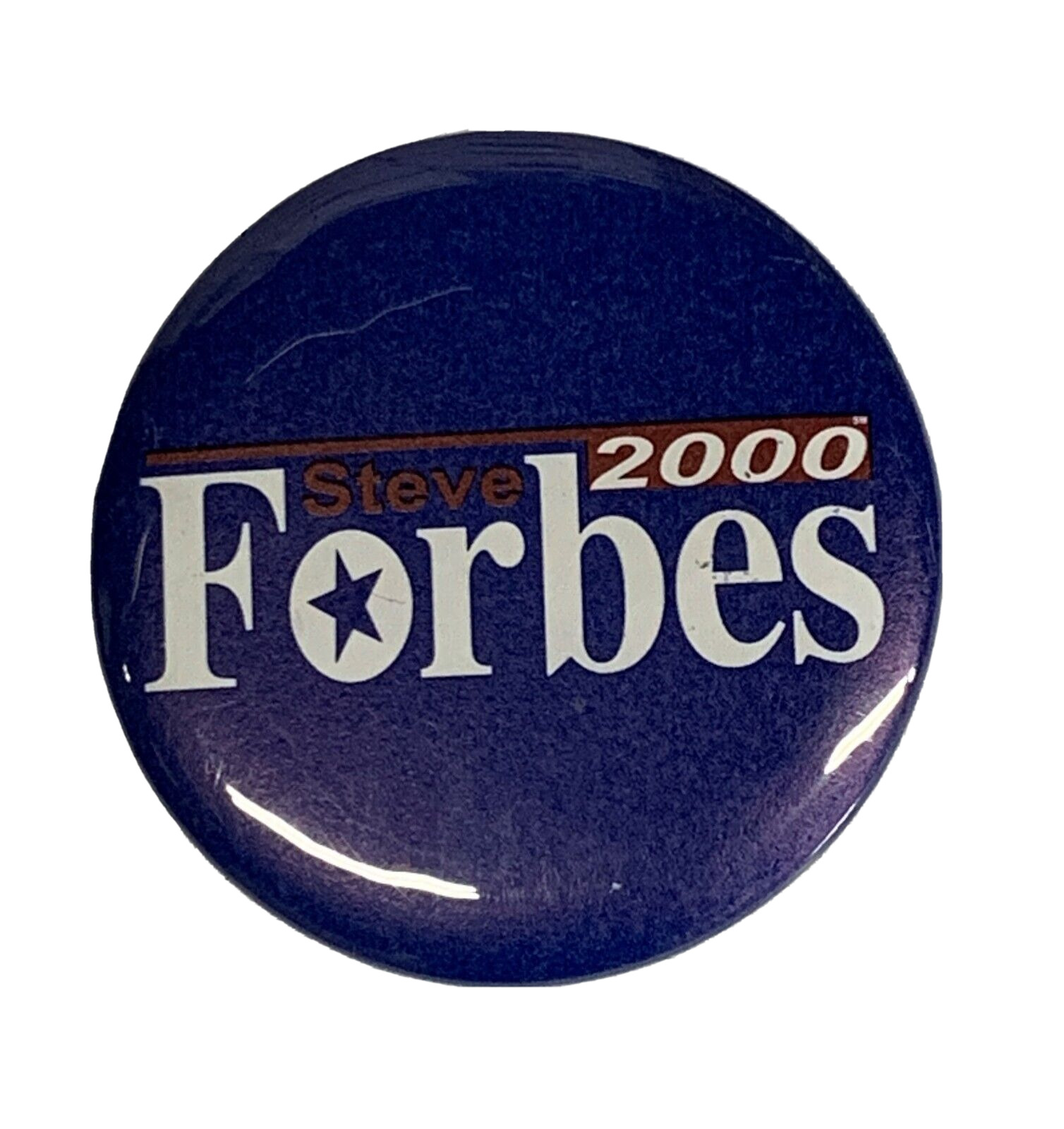 Steve Forbes President 2000 Campaign Button GOP Republican Pinback Pin