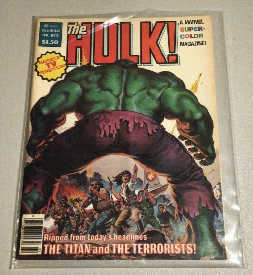 1979 The HULK Magazine # 13 Marvel Super Color Magazine Moon Knight PRE-OWNED