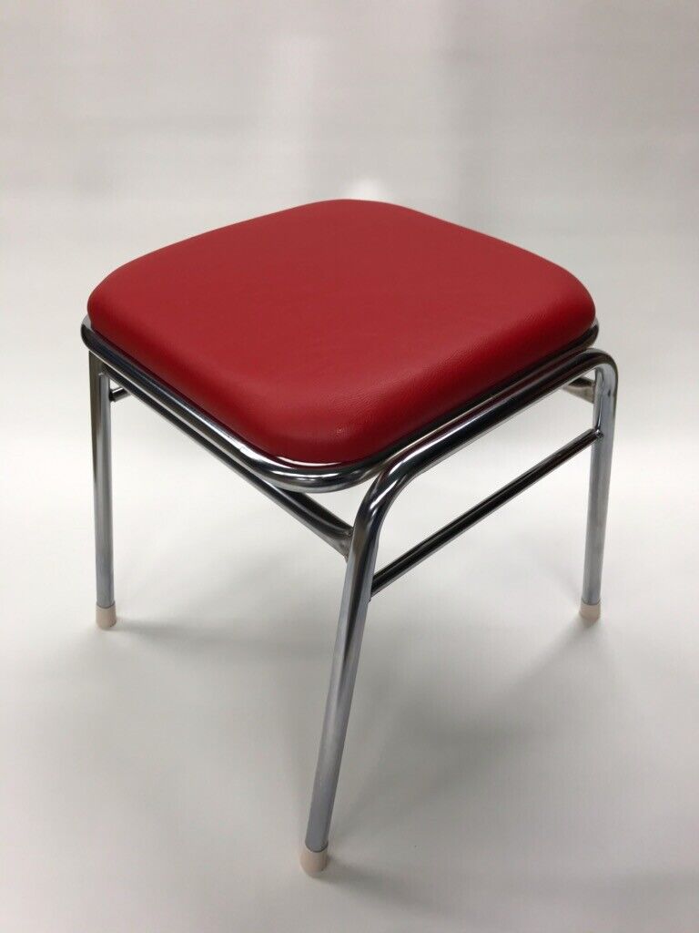 Arcade video game Chair Stool Classic style Red Synthetic Leather Game Center
