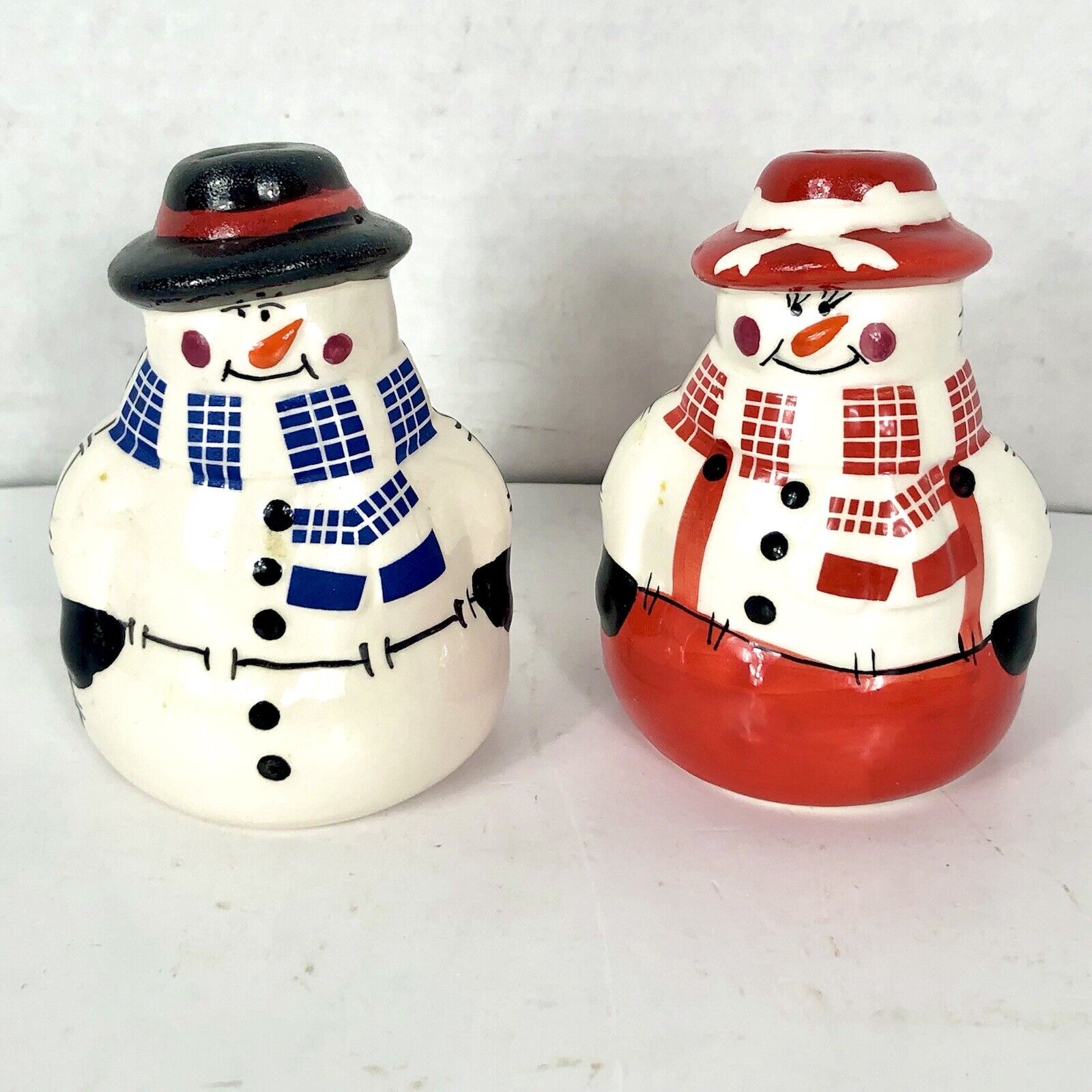 Vintage Snowman Salt And Pepper Shakers, AGC Inc,