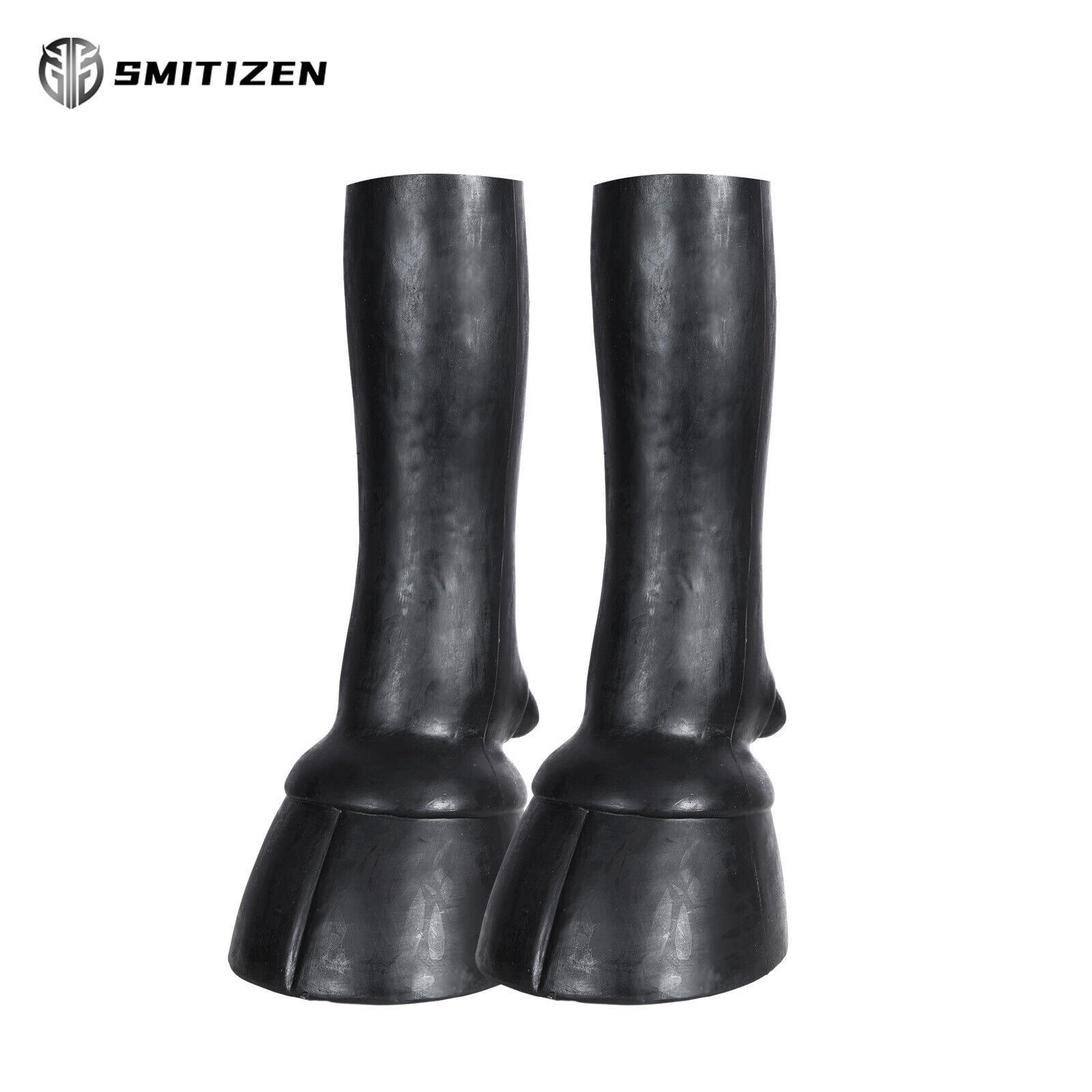 Smitizen Silicone Black Hoof Gloves Cosplay Costumes For Halloween Party Fetish