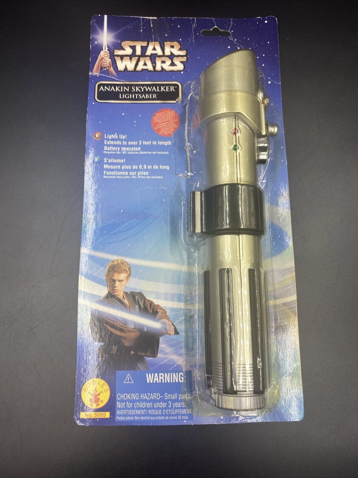 2002 Star Wars Anakin Skywalker Lightsaber - NEW