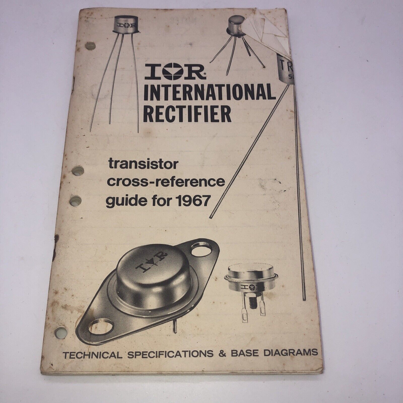 IOR INTERNATIONAL RECTIFIER TRANSISTER CROSS REFERENCE GUIDE 1967