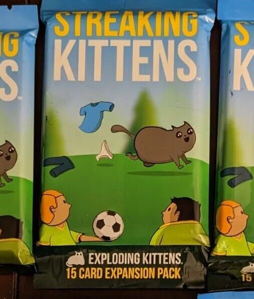 Streaking Kittens Cards 2nd Expansion Pack Imploding Exploding -read shipping-