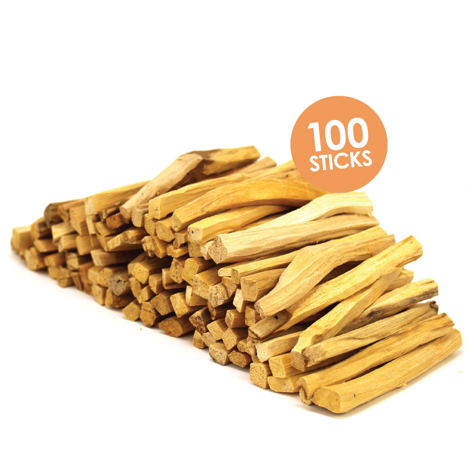 100 Palo Santo sticks holy wood 100 % natural balsamic scented incense Ecuador